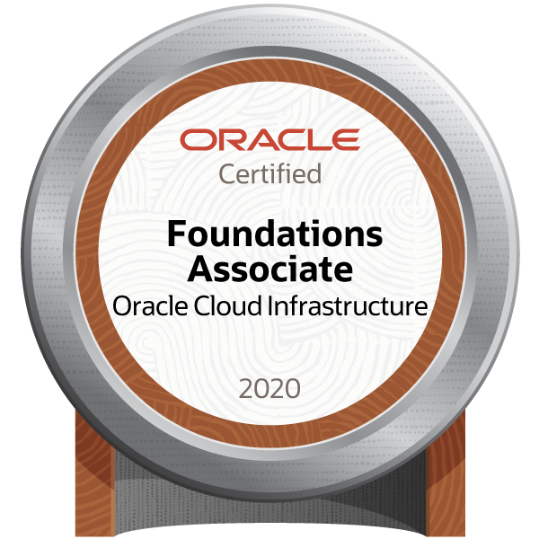 Oracle Cerification Badge